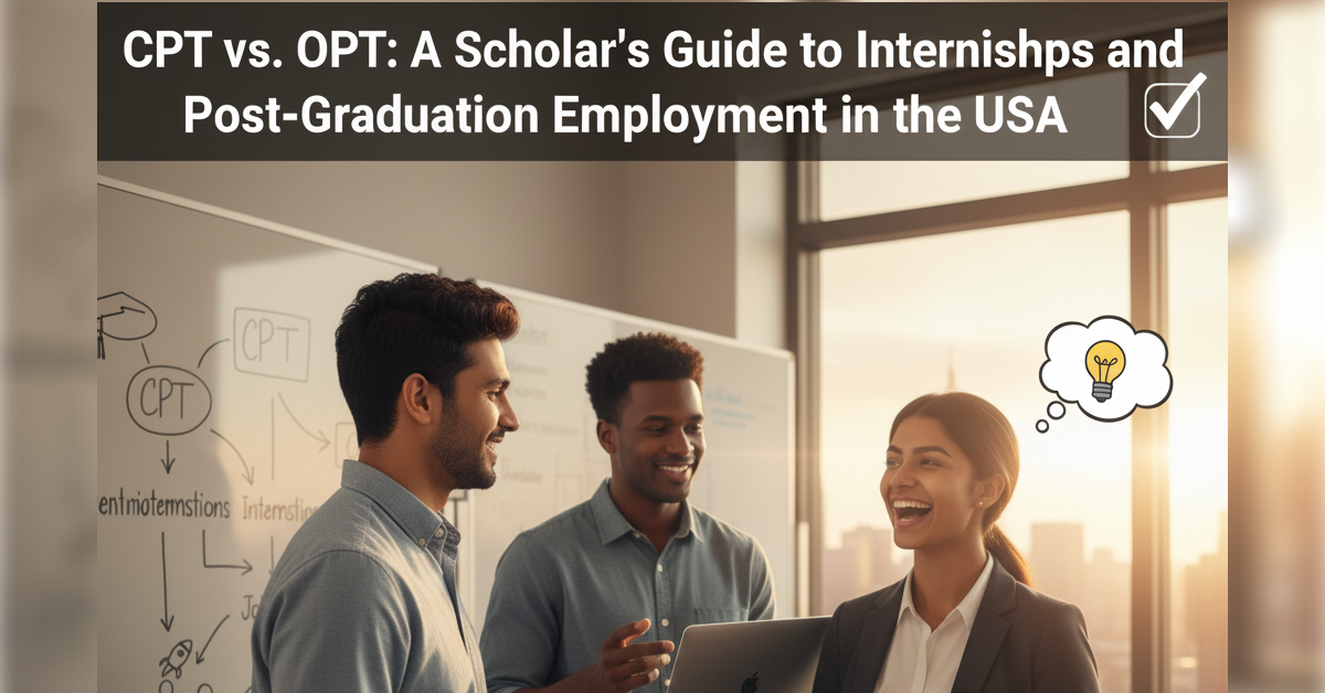 CPT vs. OPT - A Scholar's Guide to Internships and Post-Graduation Employment in the USA