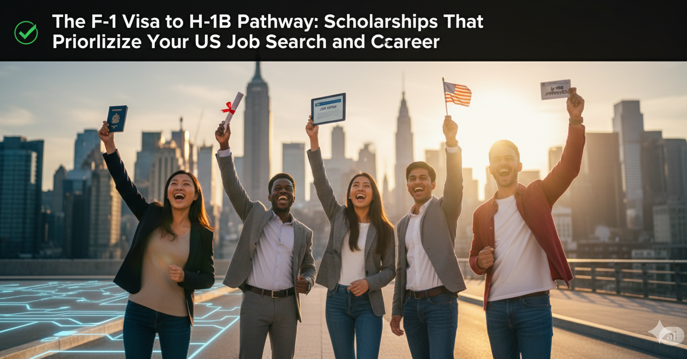 The F-1 Visa to H-1B Pathway - Scholarships That Prioritize Your US Job Search and Career.