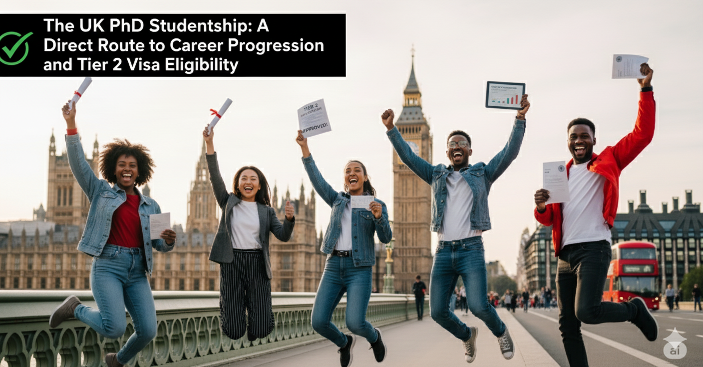 The UK PhD Studentship - A Direct Route to Career Progression and Tier 2 Visa Eligibility
